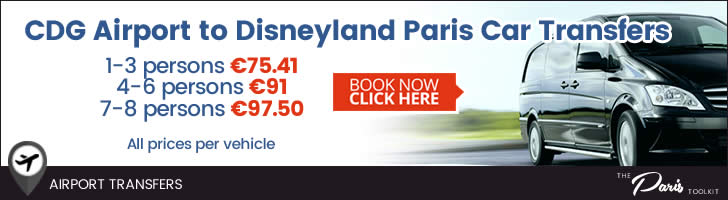 Paris CDG To Disneyland Private Car Transfer