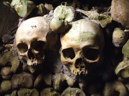 Skulls at Catacombs, Paris