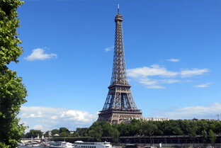 Eiffel Tower Paris part of a half day Paris tour
