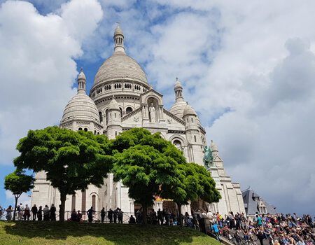 Sacre-Coeur Basilica in Montmartre, Paris