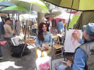 Montmartre Place du Tertre portrait artists