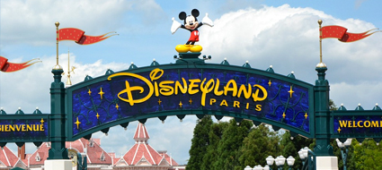 Disneyland Paris entrance gate