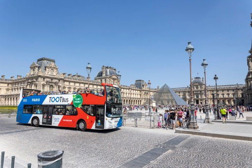 Paris Tootbus Discovery Hop-On Hop-Off Bus Tour