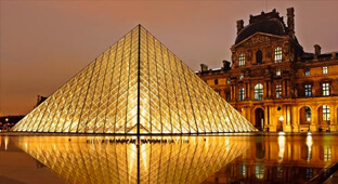 The Louvre Museum in Paris