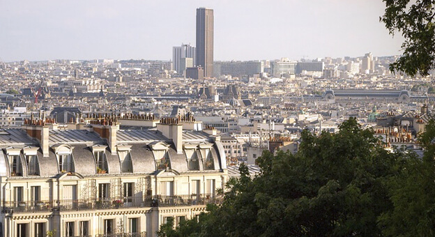 Montparnasse hotel district Paris