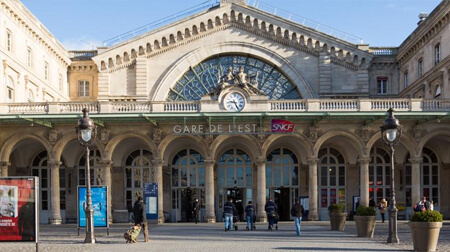 Hotels near Gare de l'Est railway station in Paris